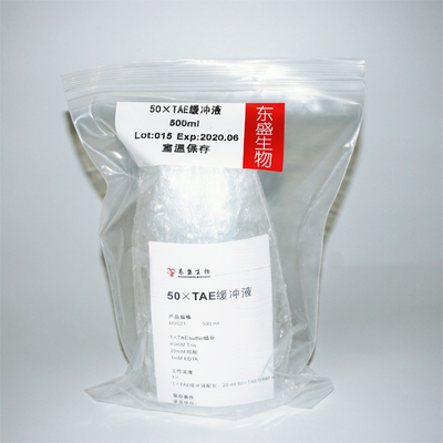 Буфер 10× Tae используемый в цвете электрофореза 500ml геля прозрачном